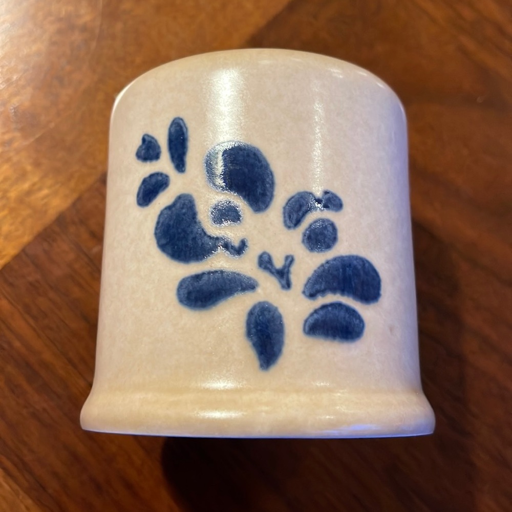 VINTAGE PFALTZGRAFF FOLK ART TOOTHBRUSH HOLDER (HOLDS 4) - EXCELLENT CONDITION!
